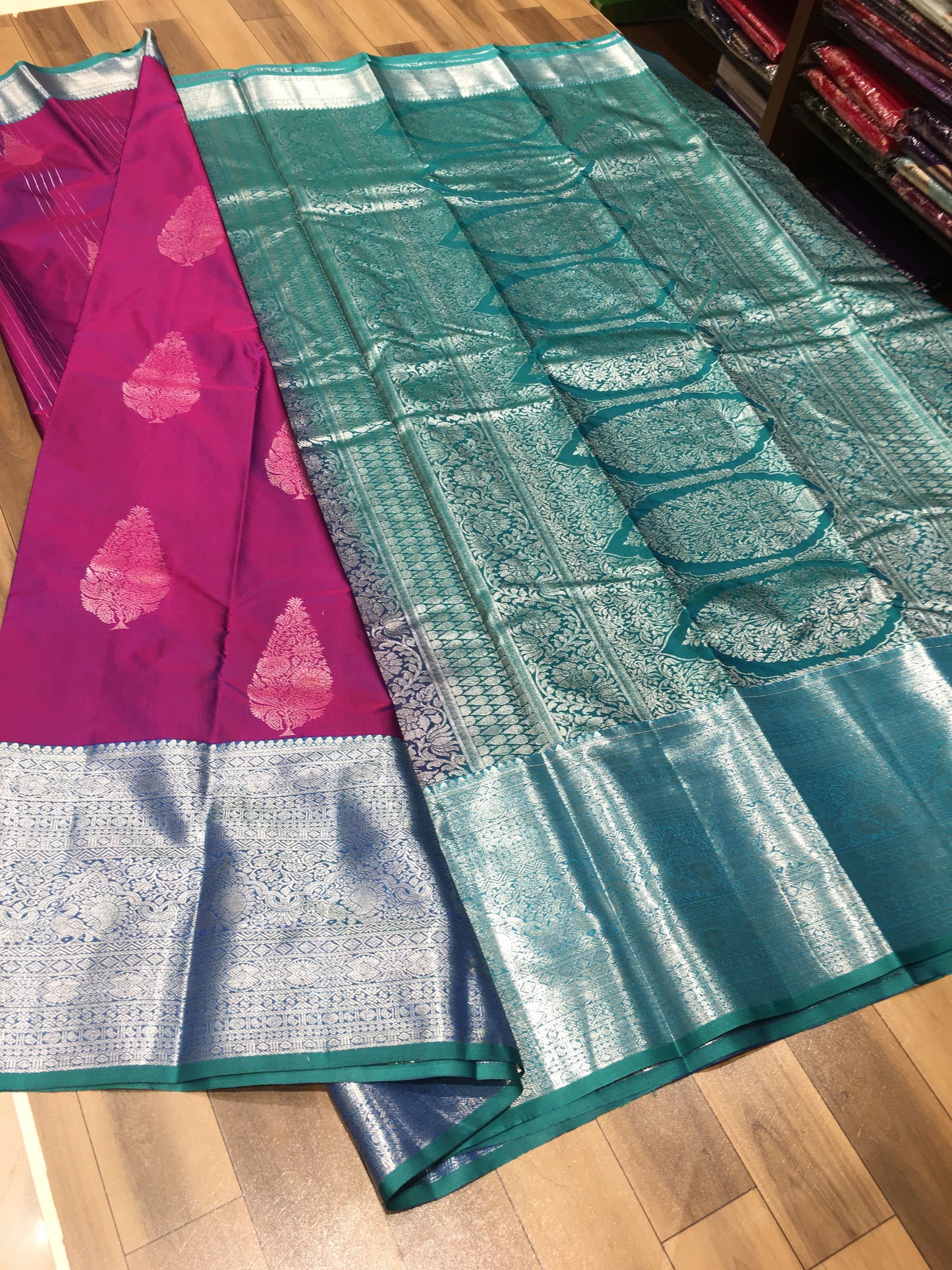 Semi Kanchipuram silk