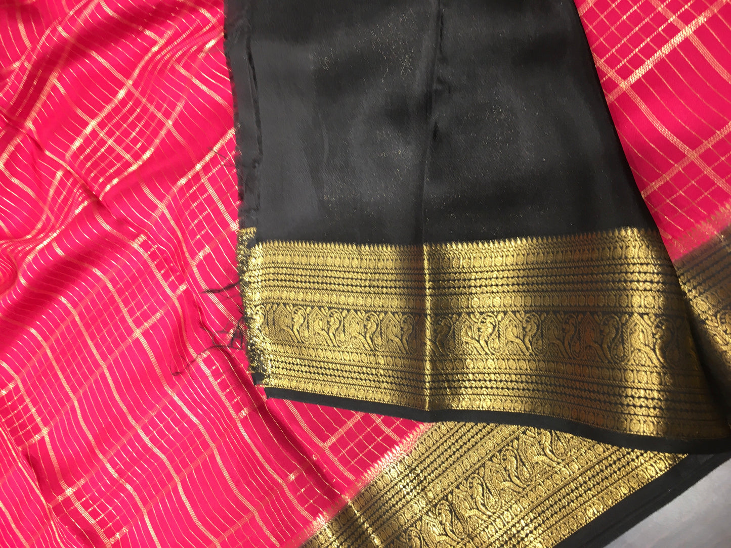Semi Mysore Crape silk