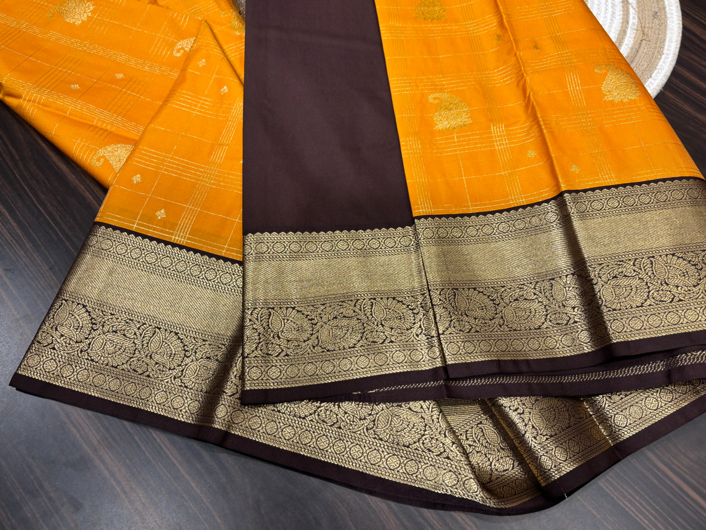Semi Kanchipuram silk