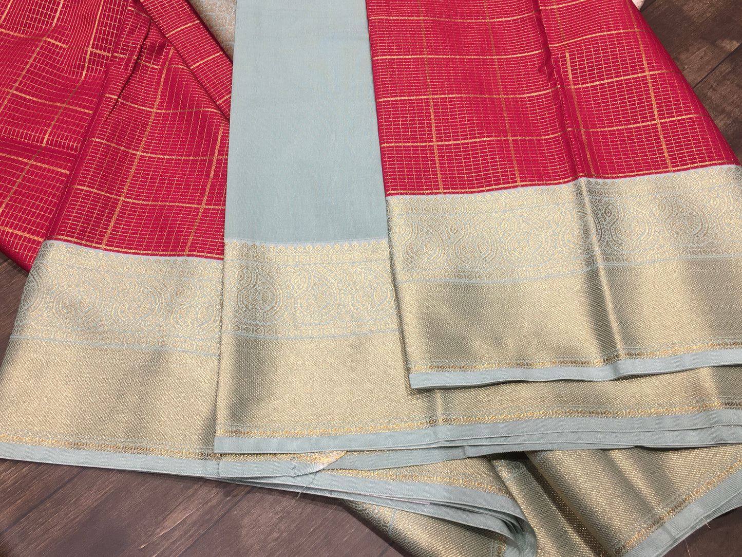 Semi Kanchipuram silk