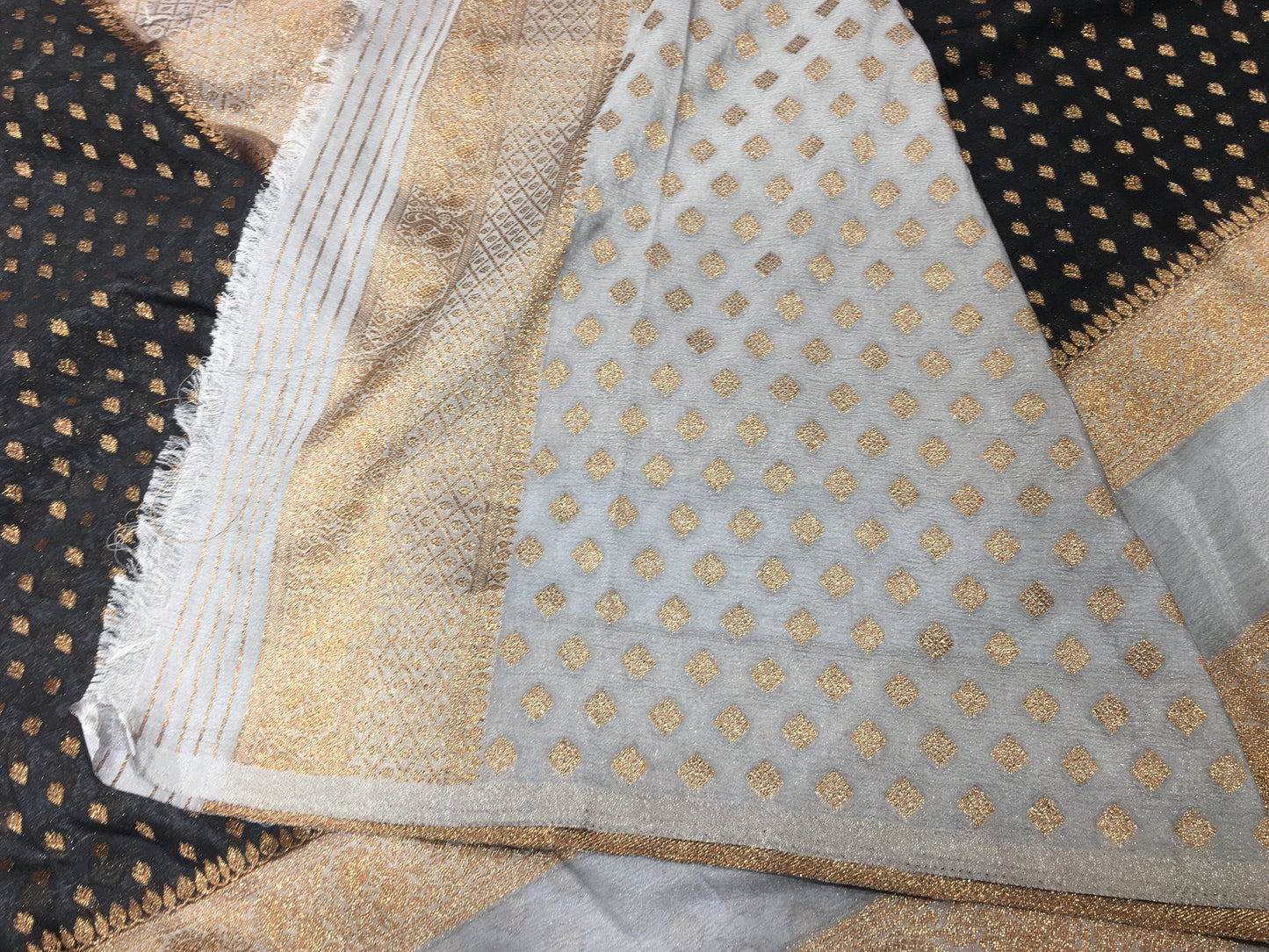 Chiffon georgette saree