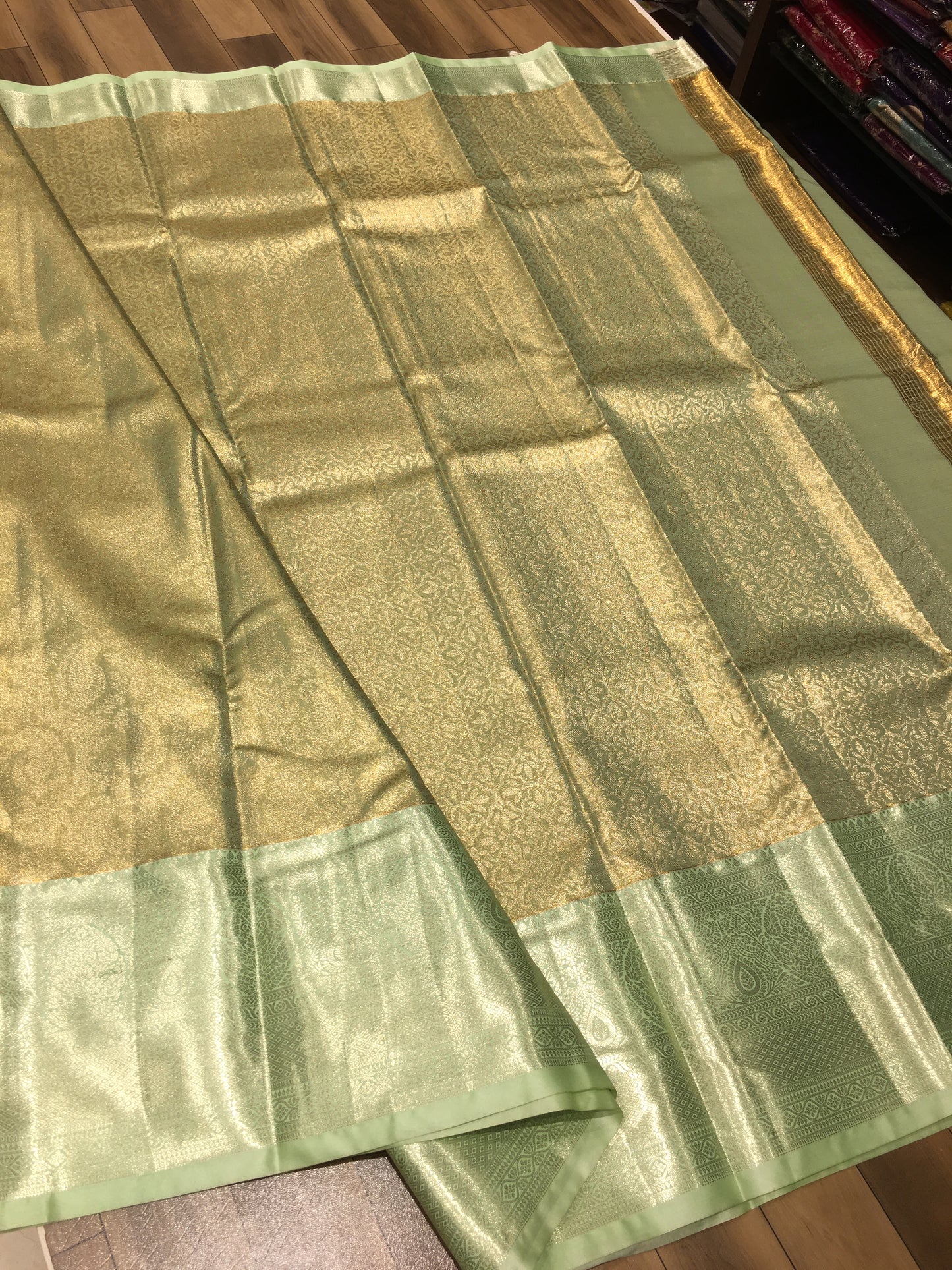 Semi Kanchipuram silk