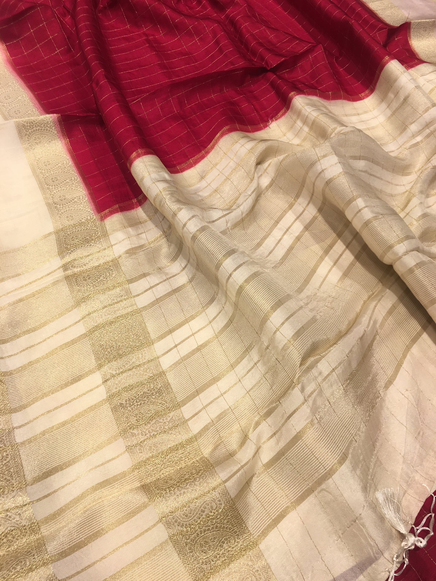 Moonga Crape Saree