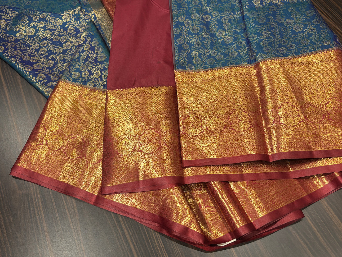 Semi Kanchipuram silk
