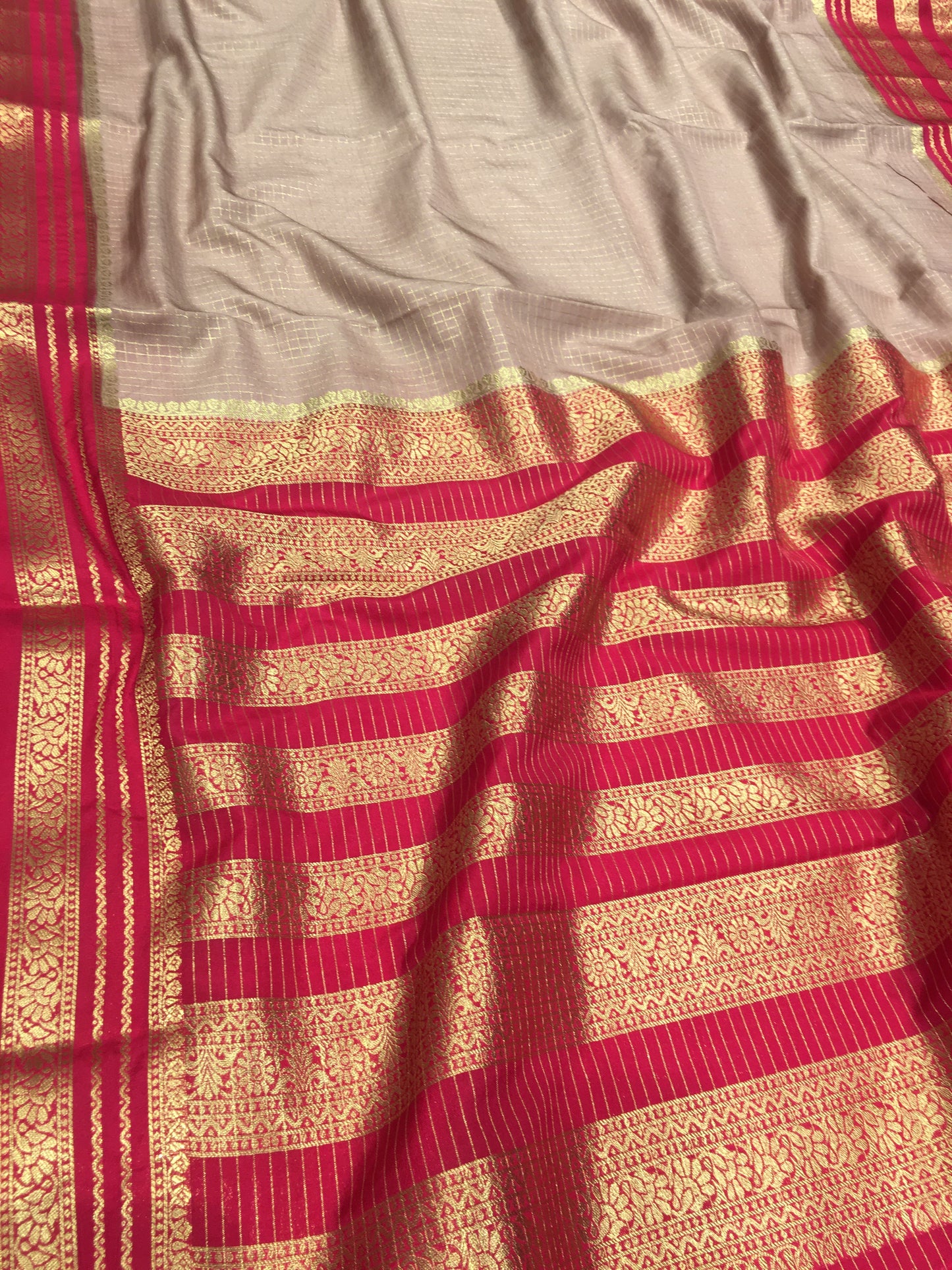 Semi Mysore Crape Silk
