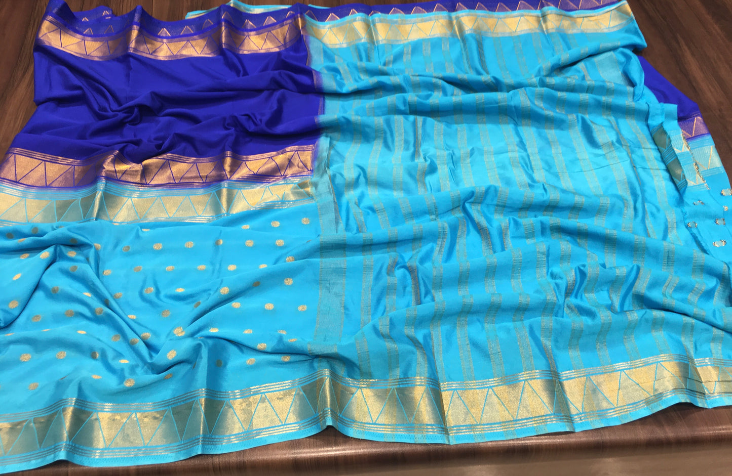 Semi Mysore Crape Silk