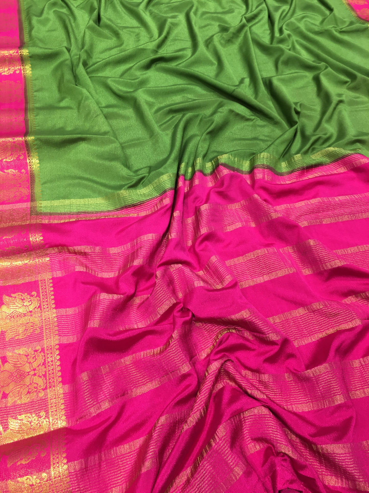 Semi Mysore Crape Silk
