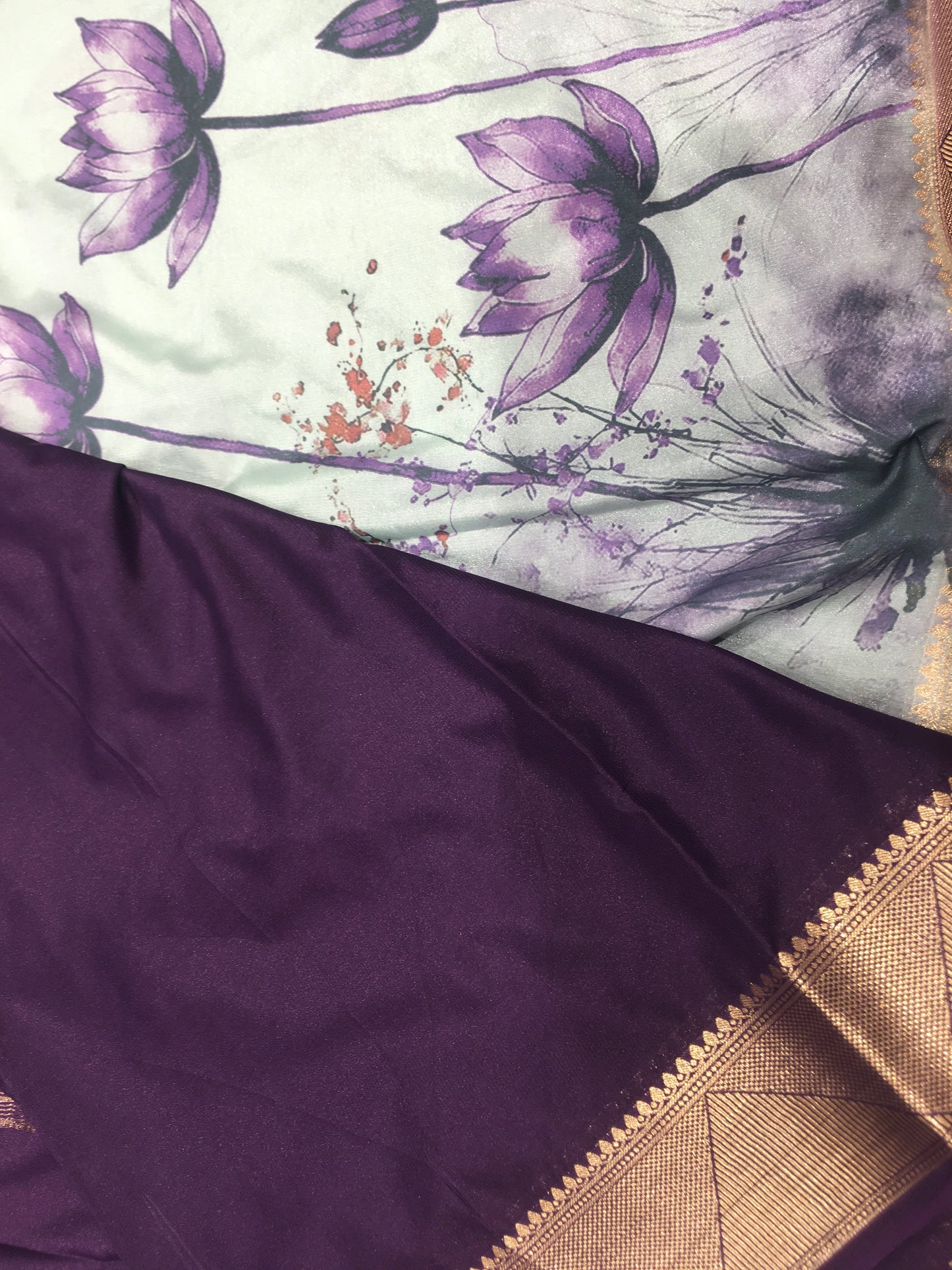 Semi Mysore Crape Silk