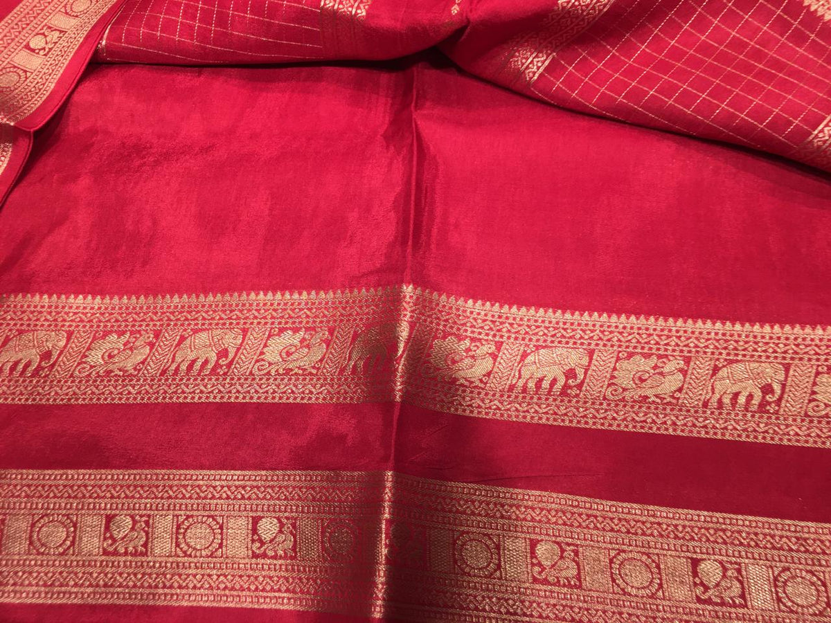 Semi Mysore Crape Silk