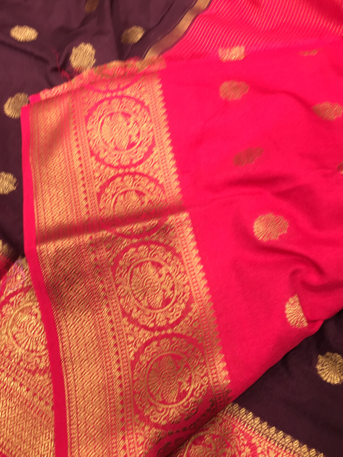 Semi Mysore Crape Saree