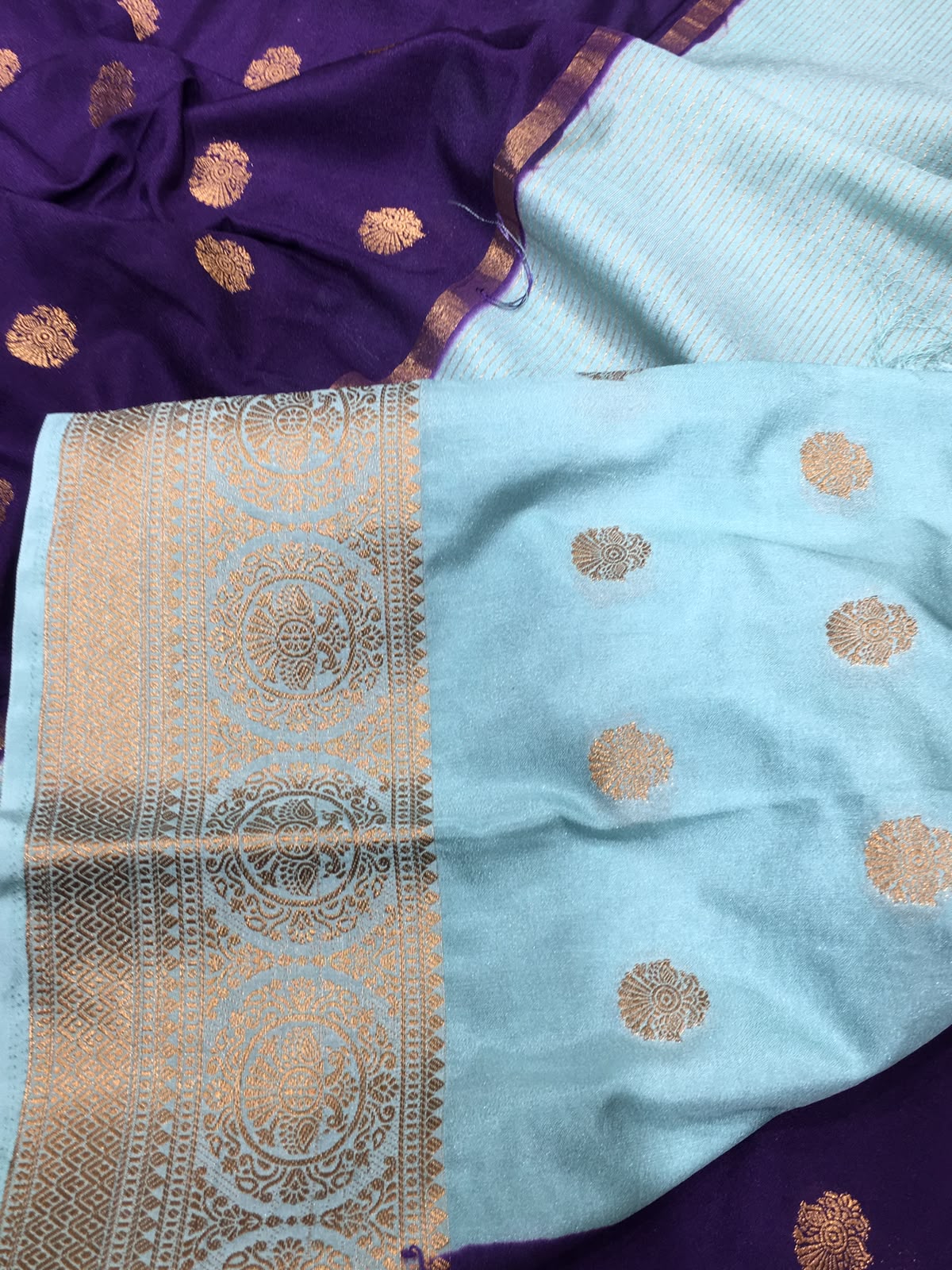 Semi Mysore Crape Saree