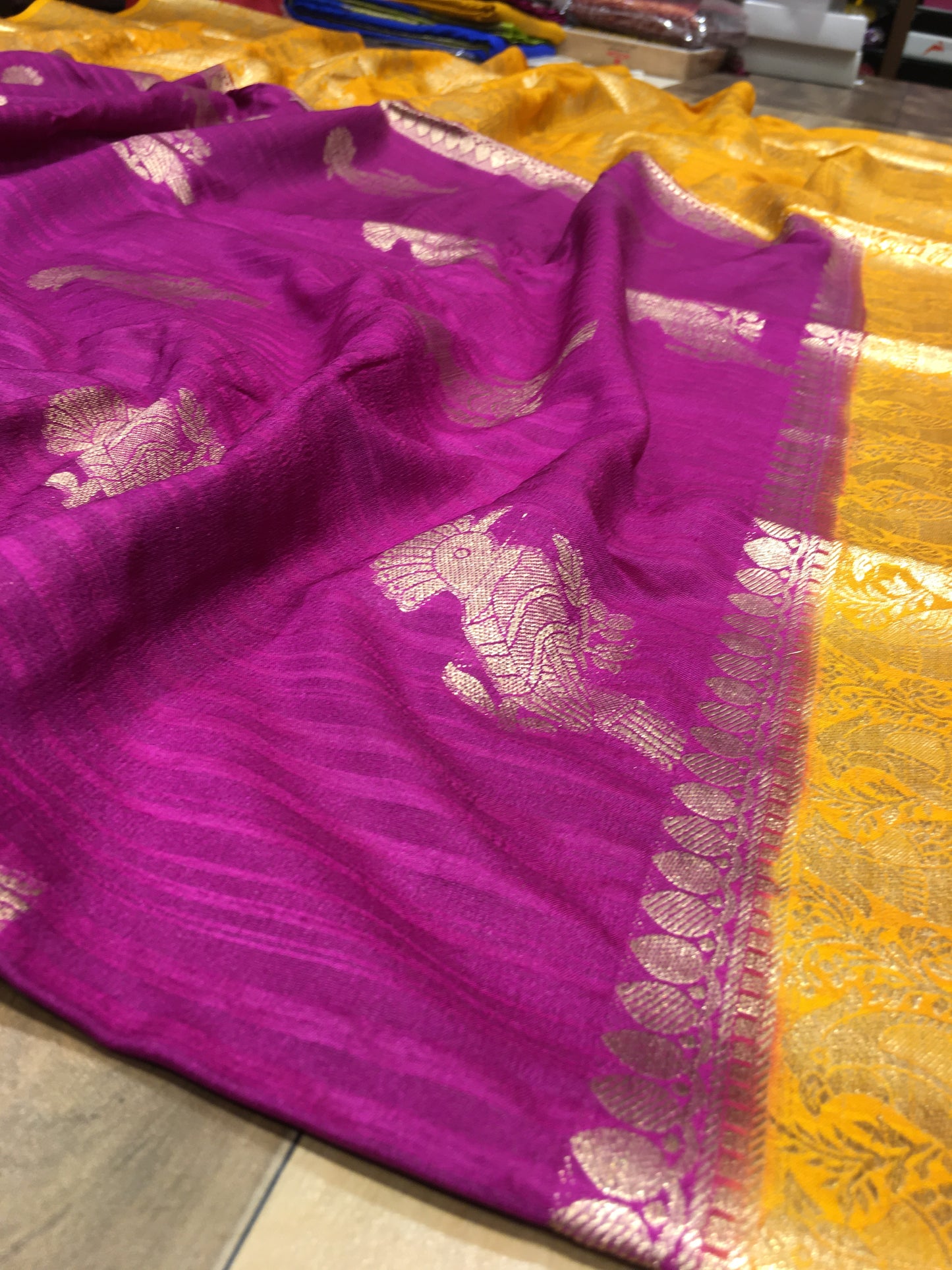 Raw silk saree