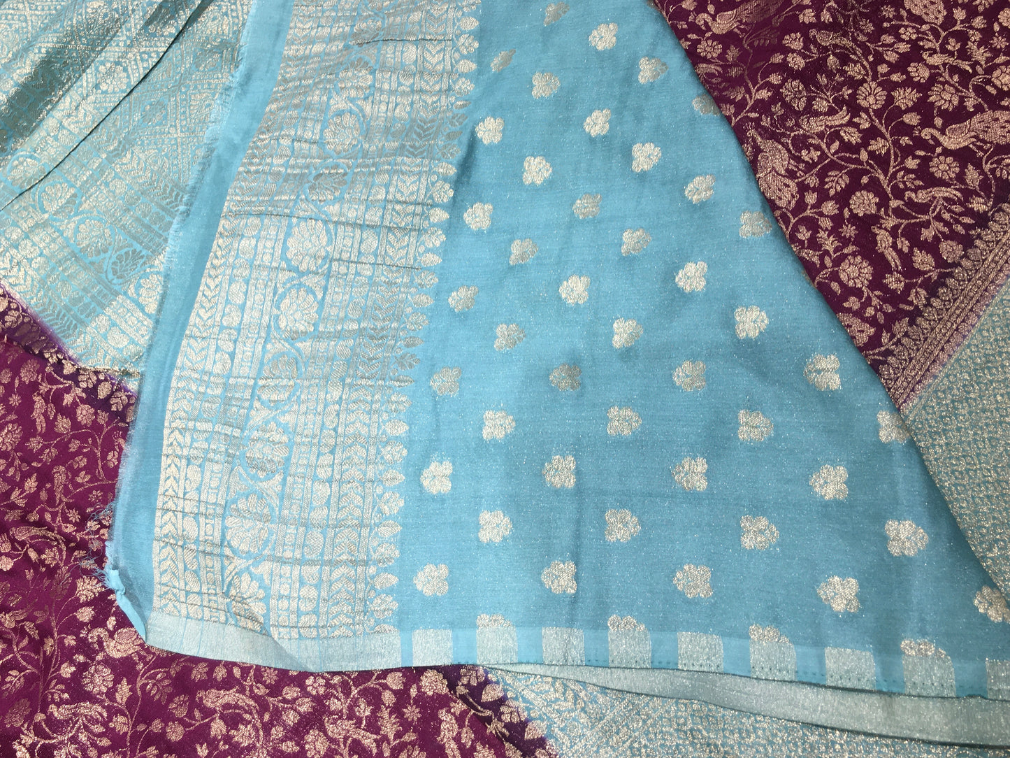 Chiffon georgette saree