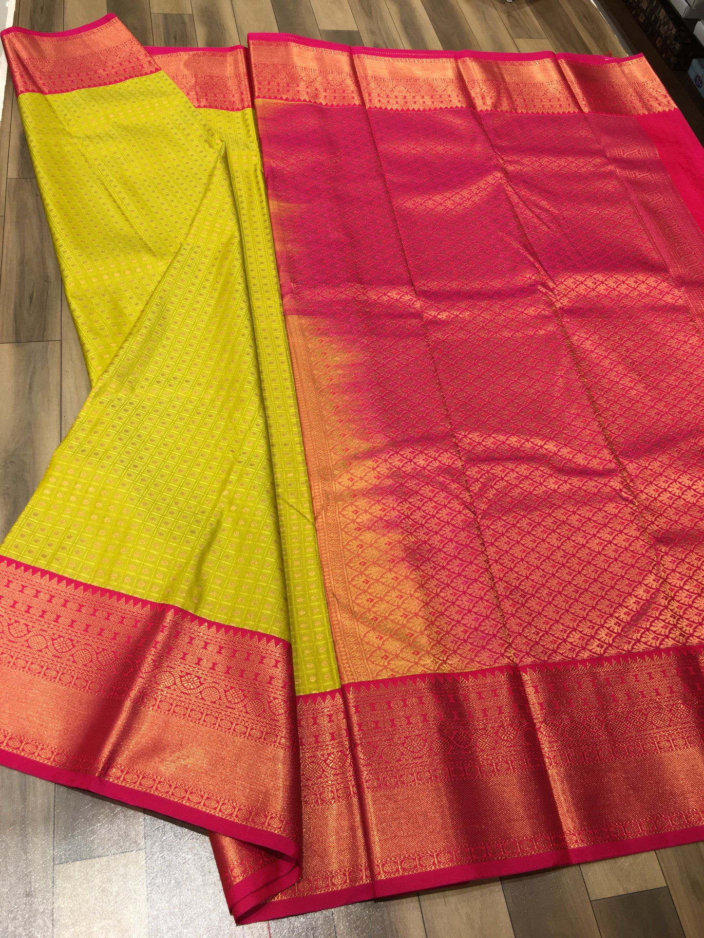Semi Kanchipuram silk