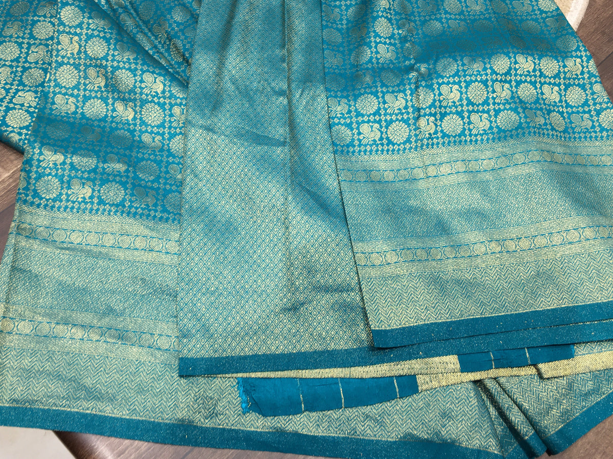 Satin crape saree