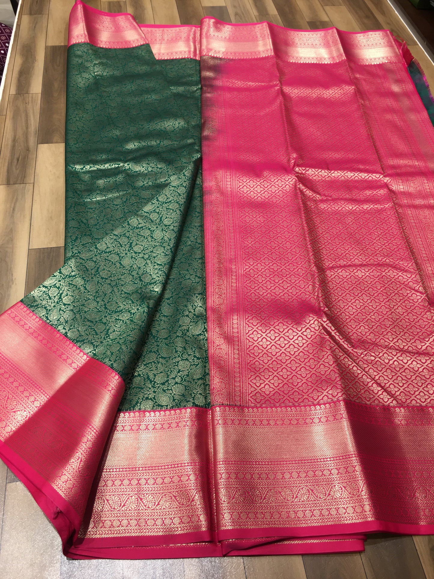 Semi Kanchipuram silk