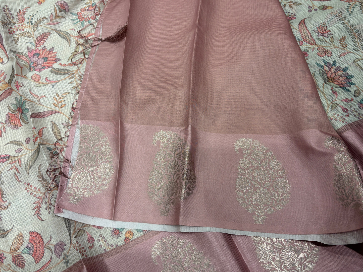 Semi tussar silk saree