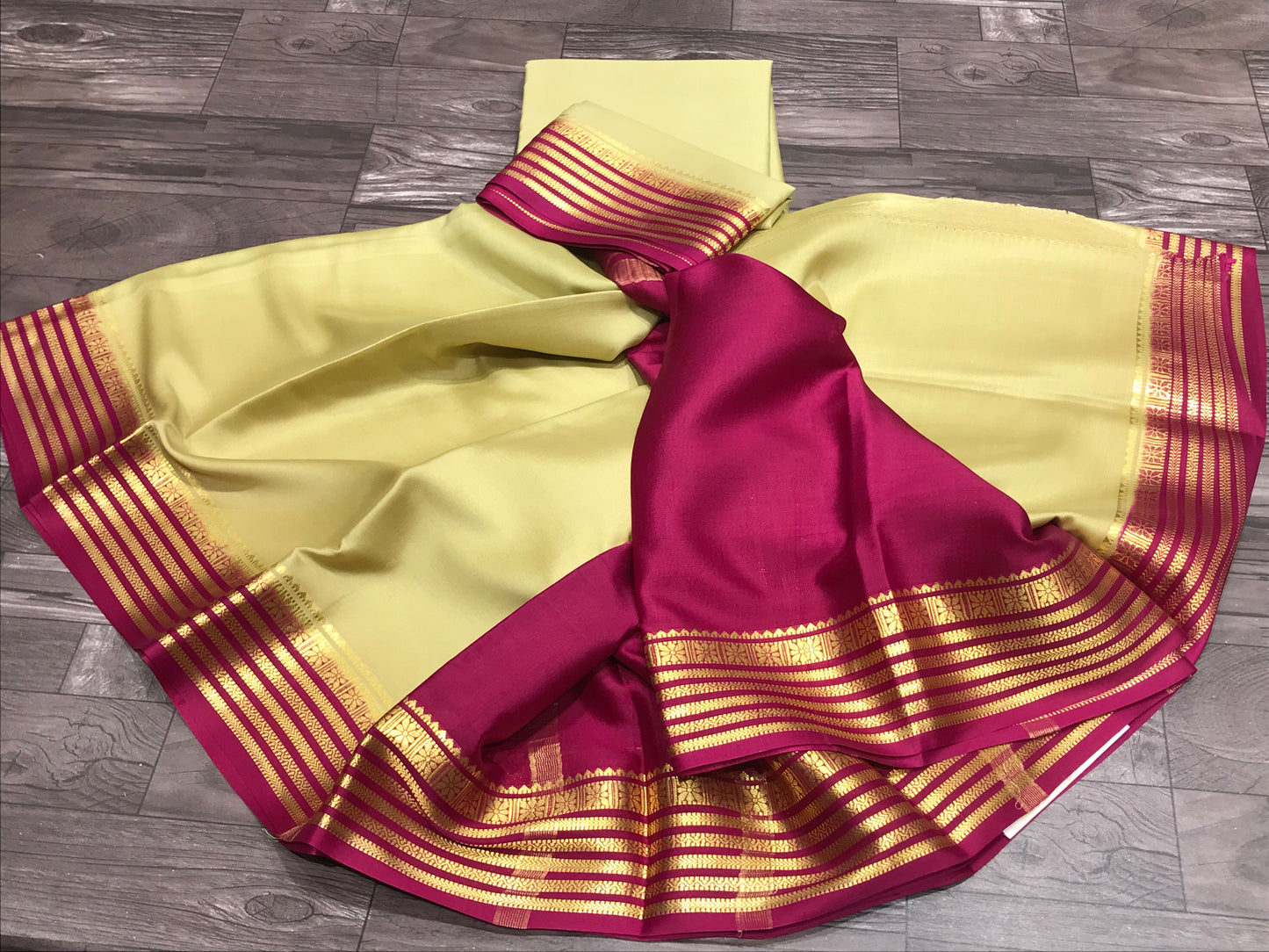 Pure Mysore Silk Saree
