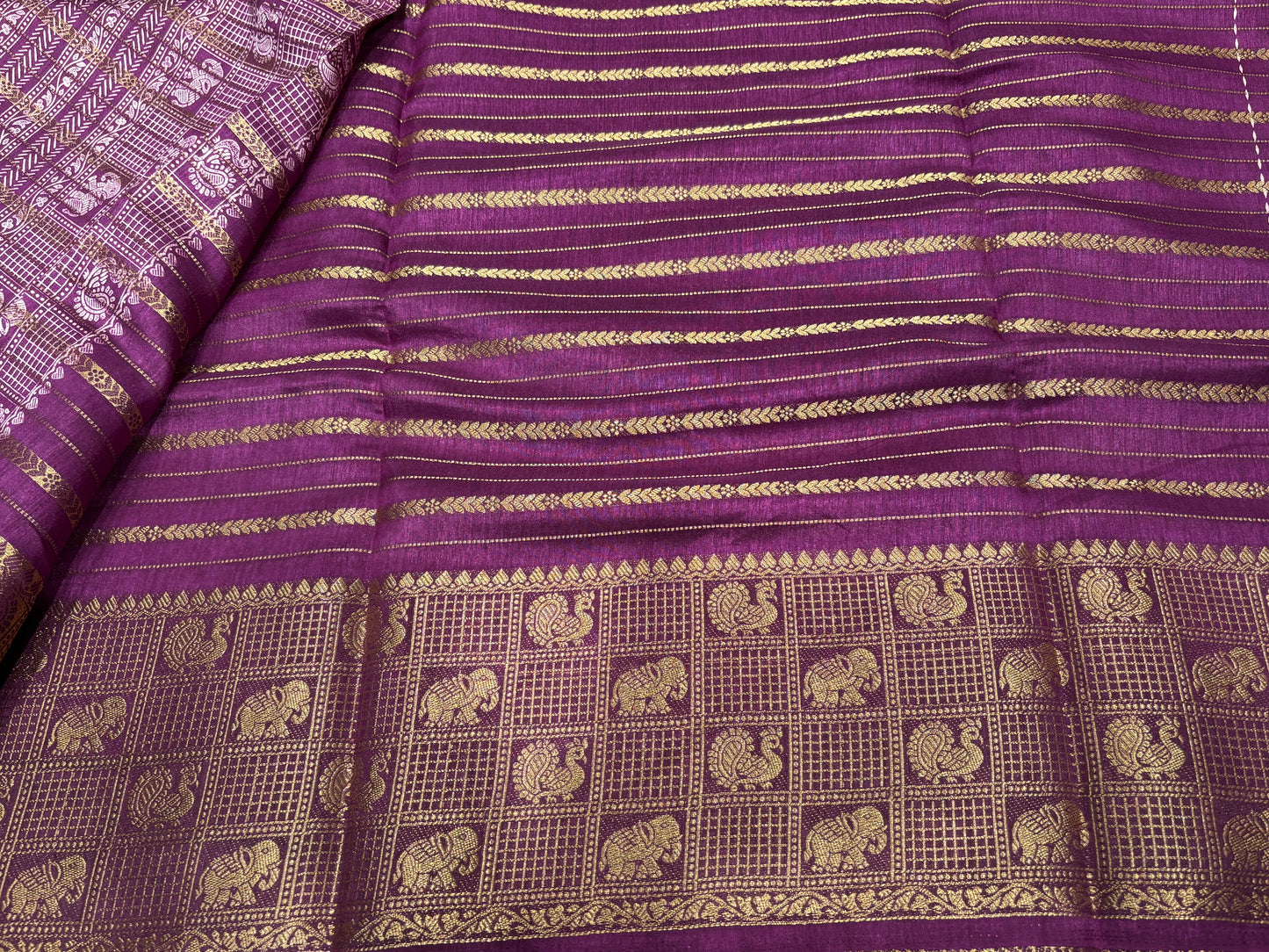 Mulberry silk saree