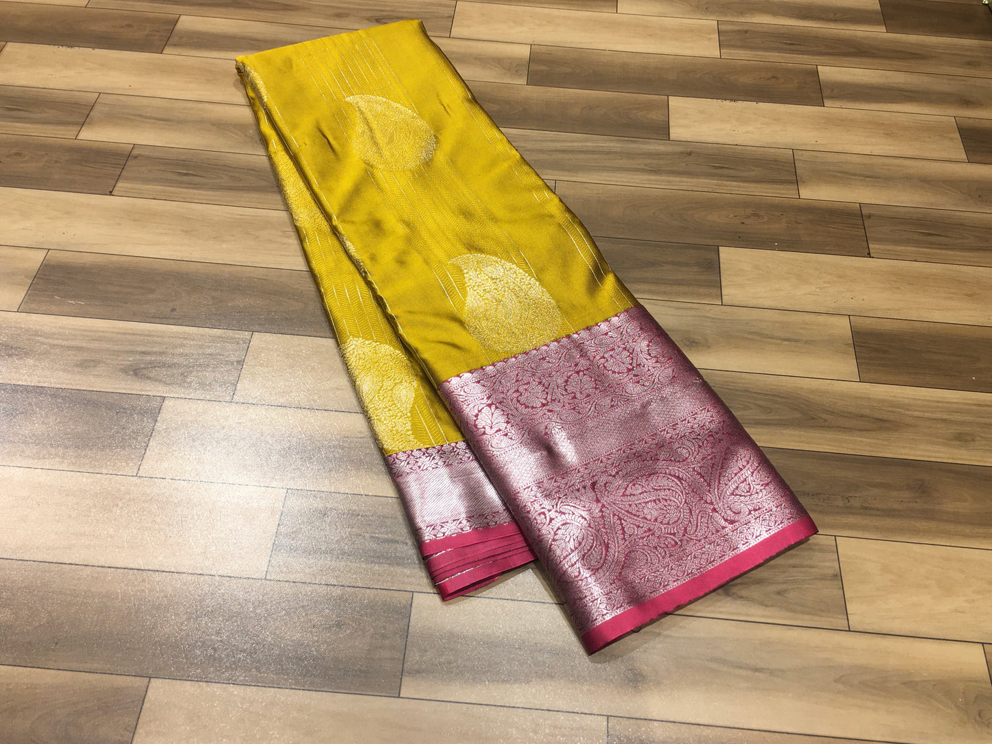 Semi Kanchipuram silk