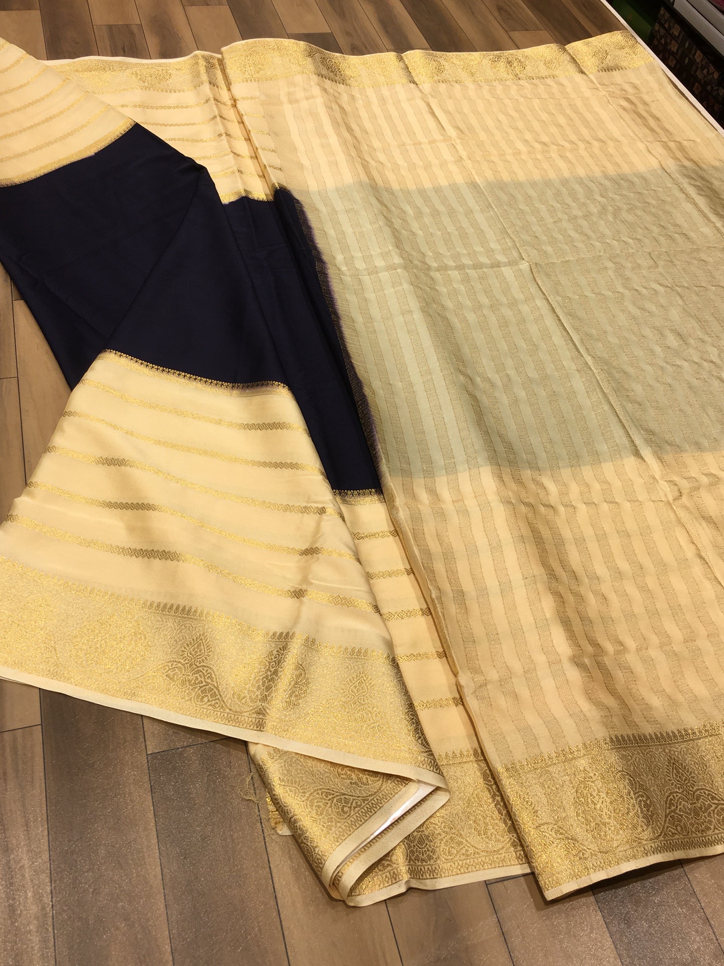Semi Mysore crape silk