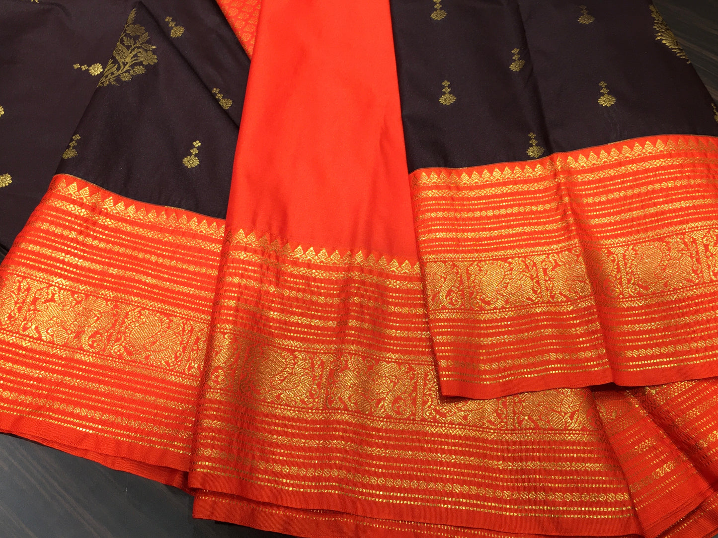 Semi Kanchipuram silk