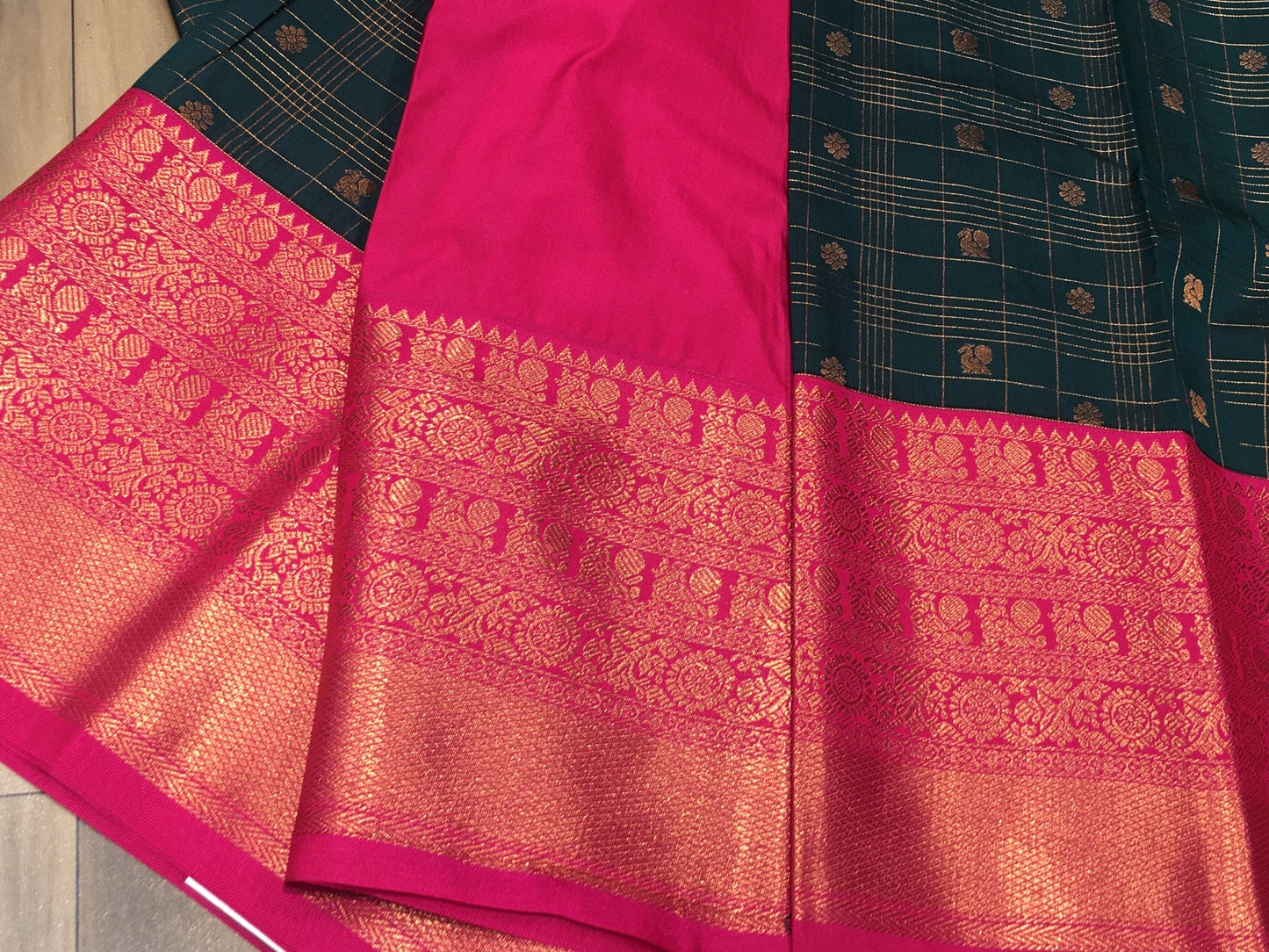 Semi Kanchipuram silk