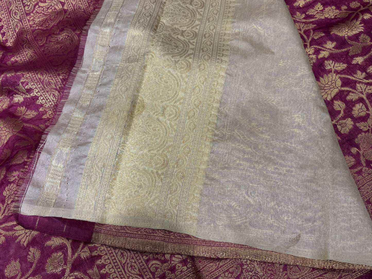 Kora Banarasi saree