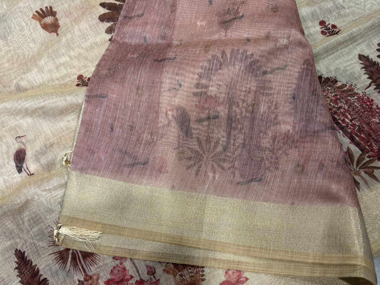 Fancy cotton saree