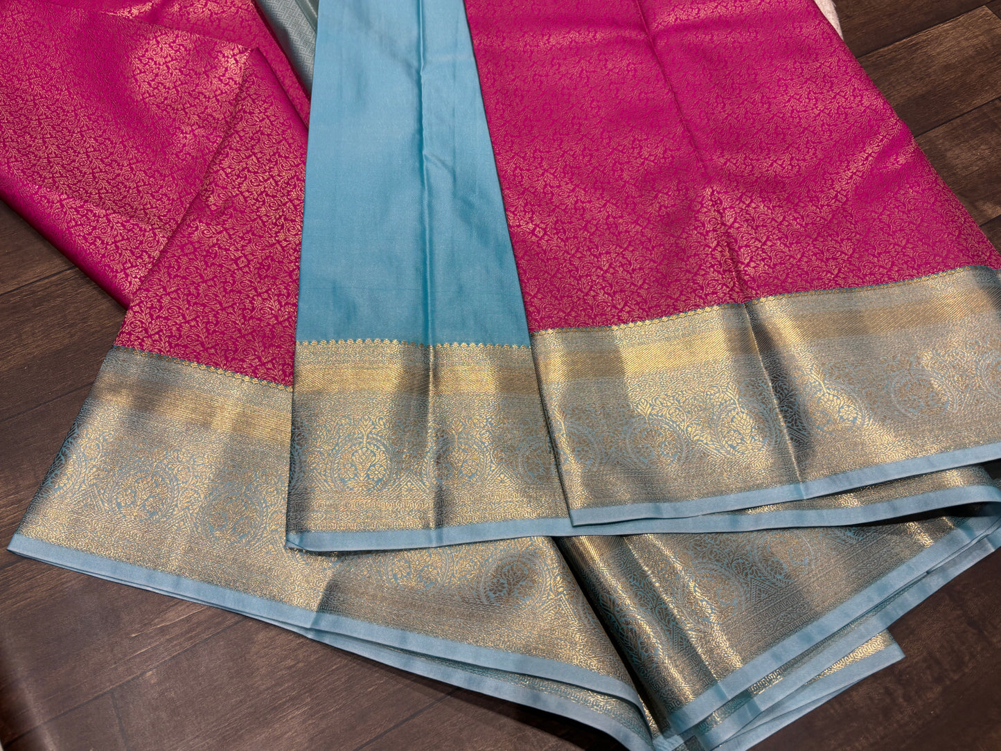 Semi Kanchipuram silk