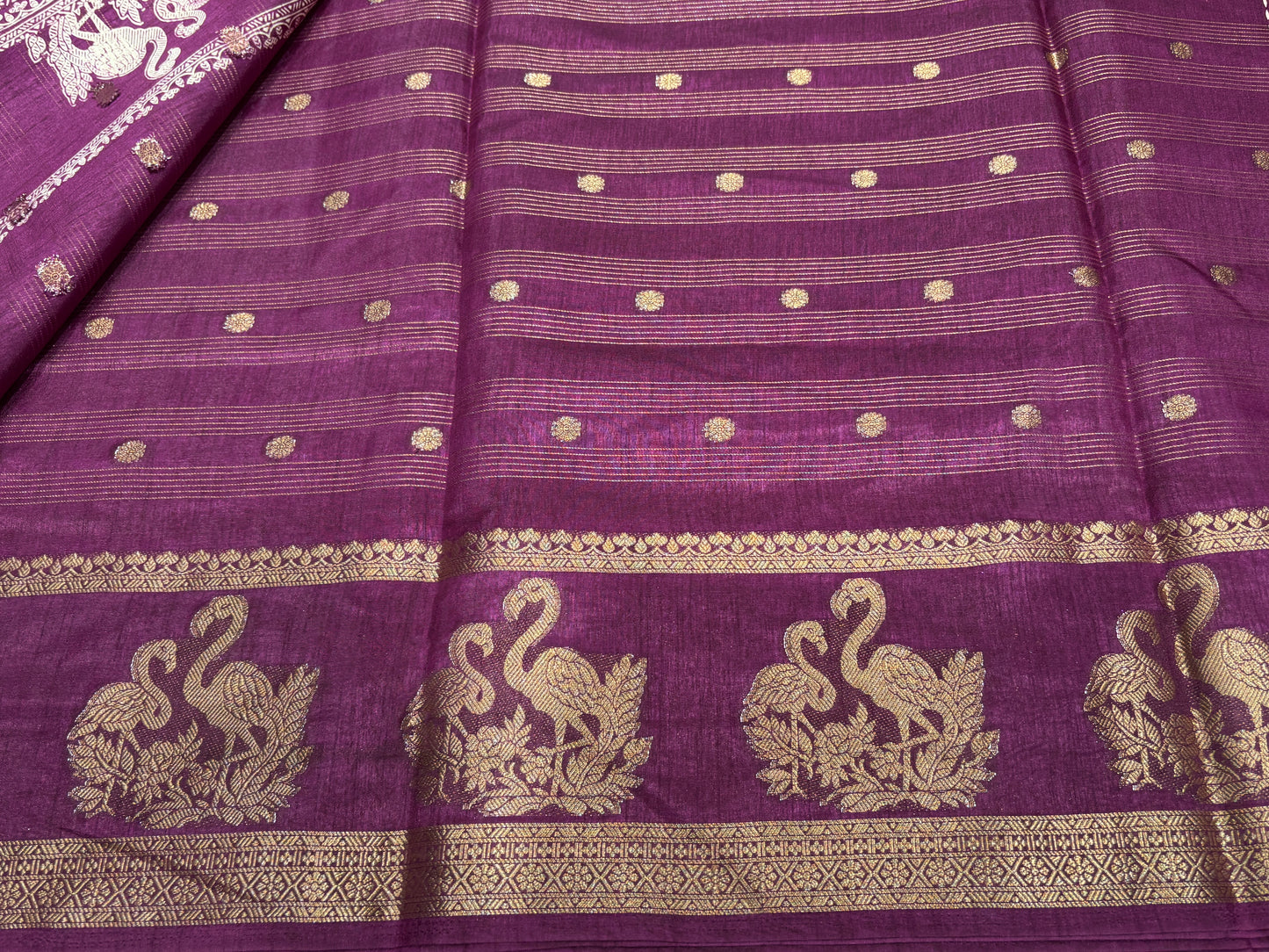 Mulberry silk saree