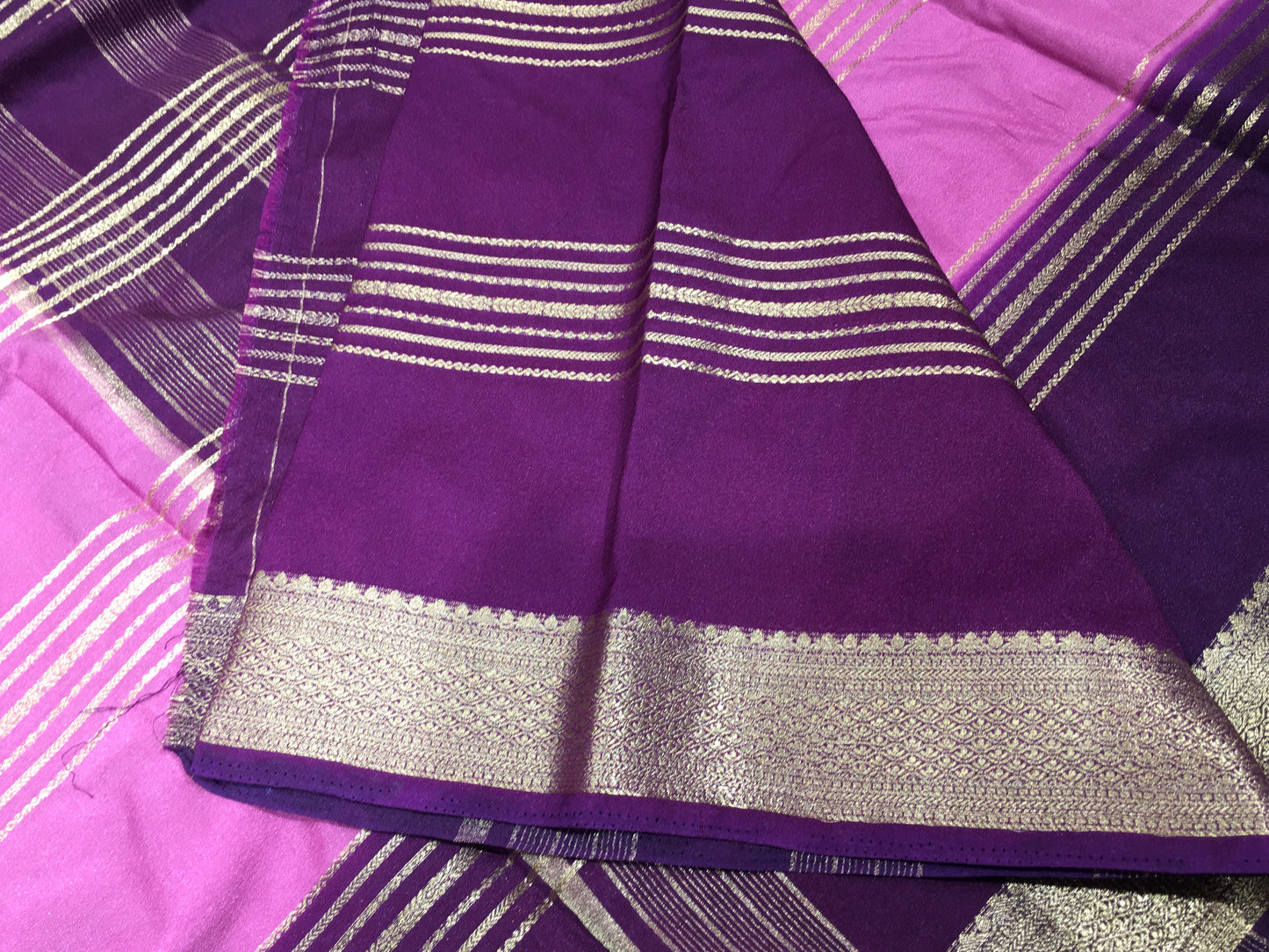 Mysore crape saree