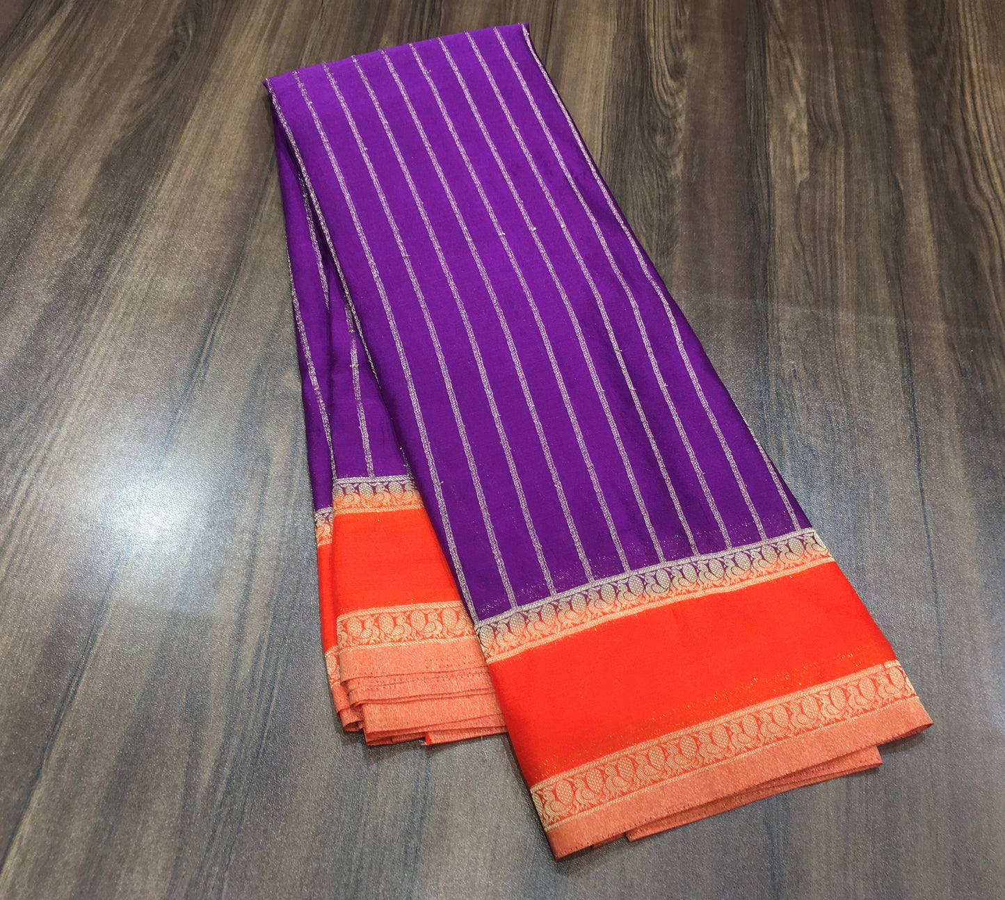 Semi Mysore Crape Silk
