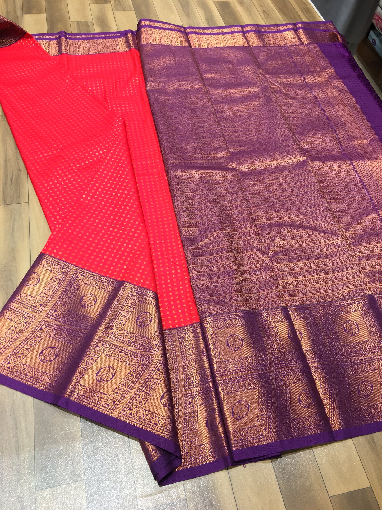 Semi Kanchipuram silk