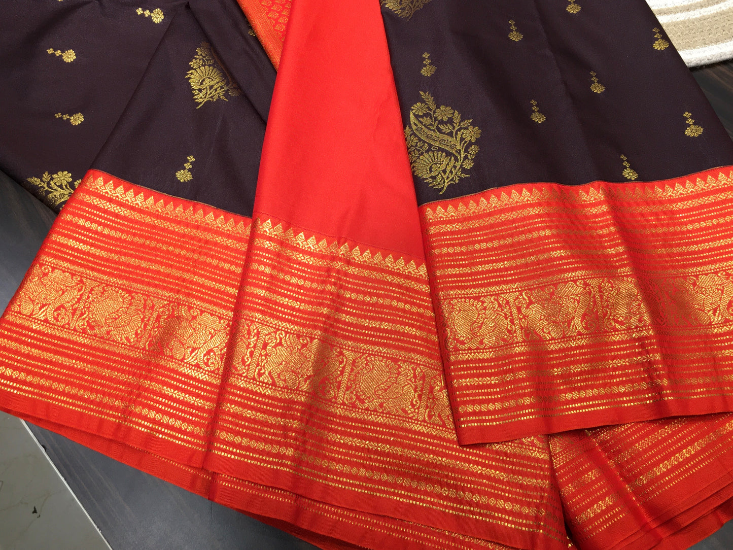 Semi Kanchipuram silk