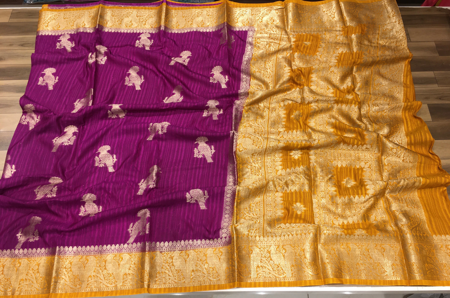 Raw silk saree