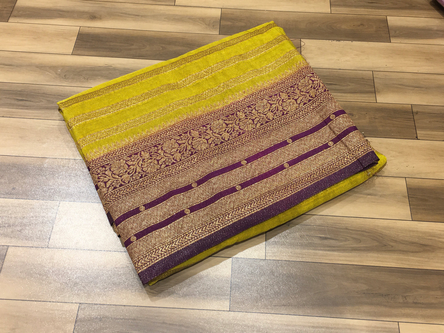 Dupion silk saree