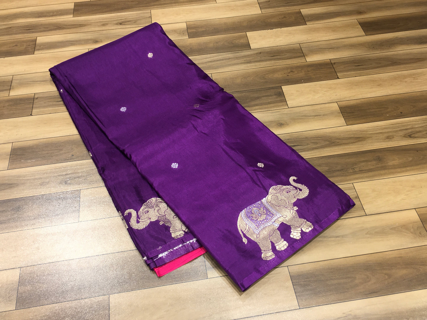 Crape silk saree