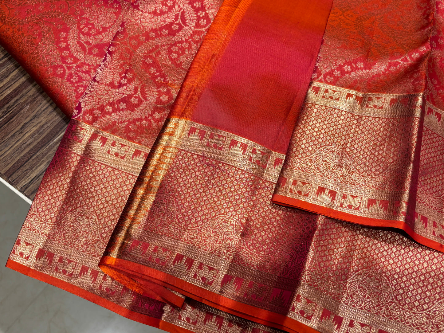 Pure Kanchipuram Broced Silk