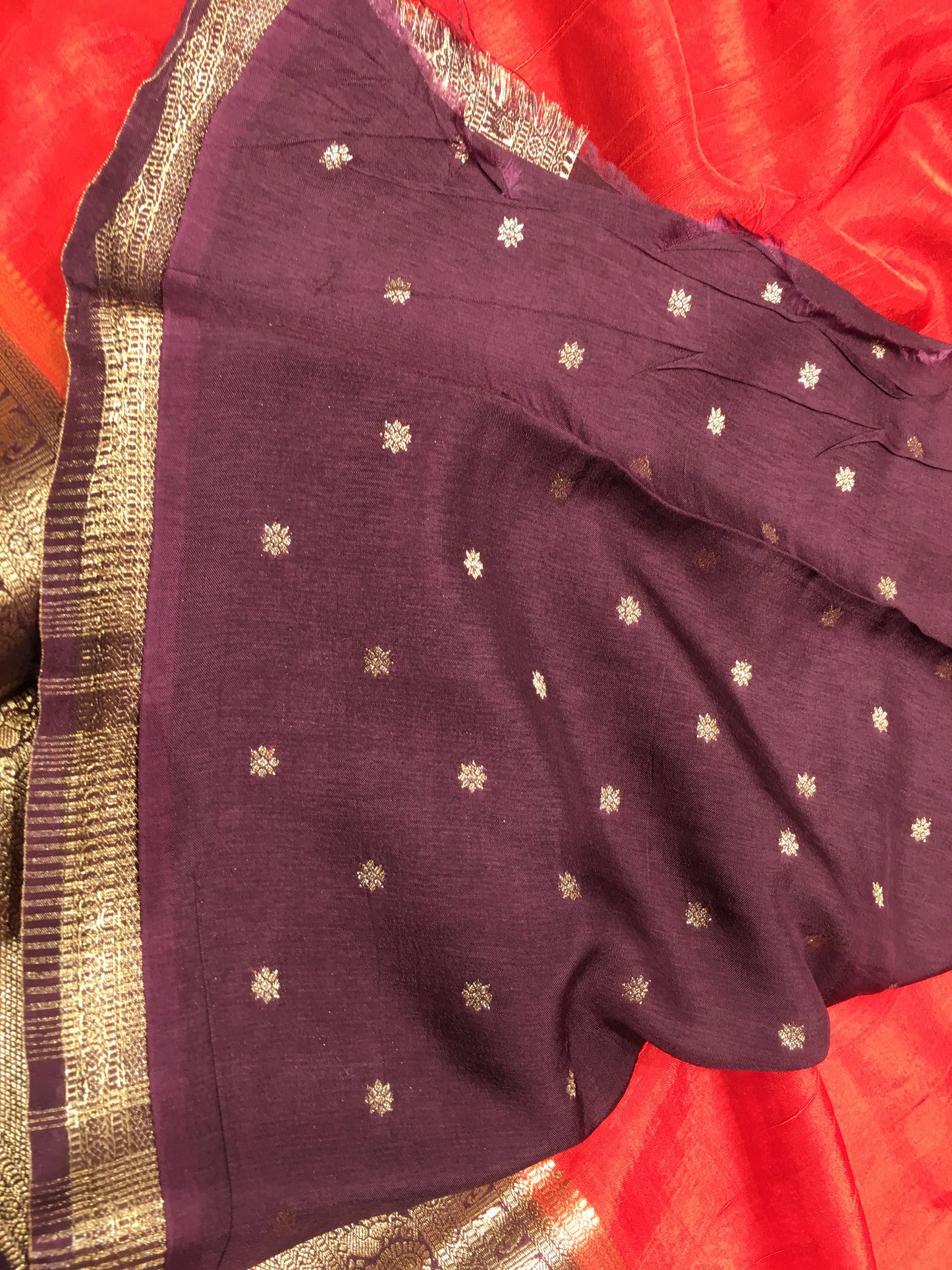 Soft tussar saree