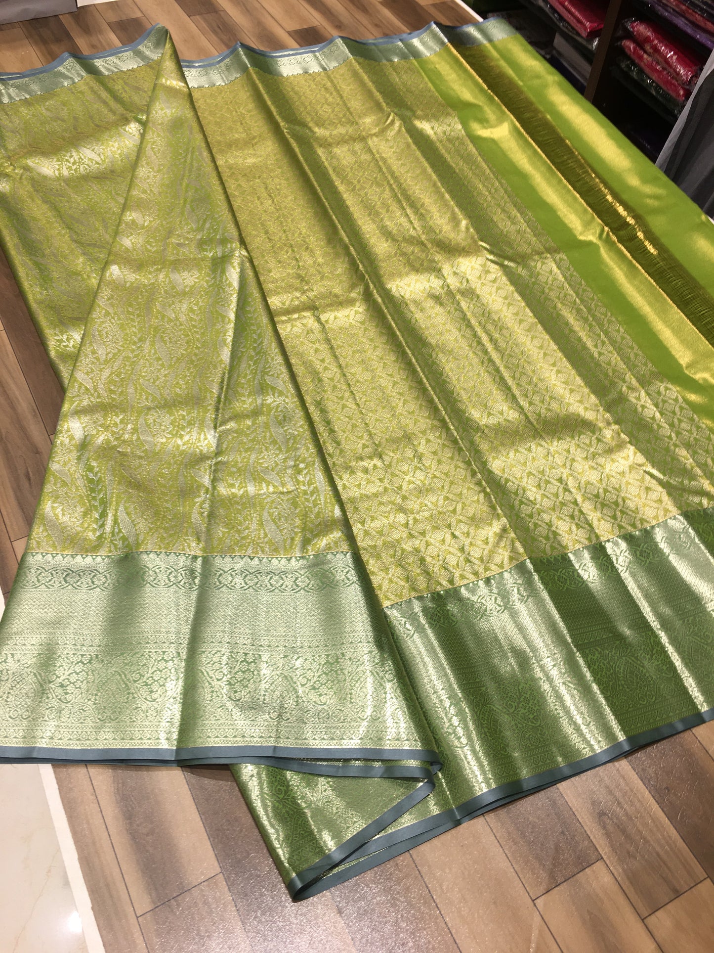 Semi kanchipuram tissue