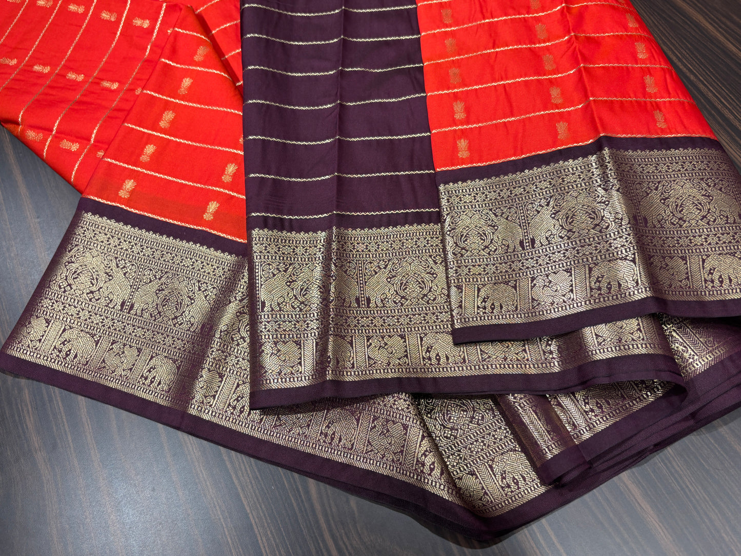Semi Kanchipuram silk