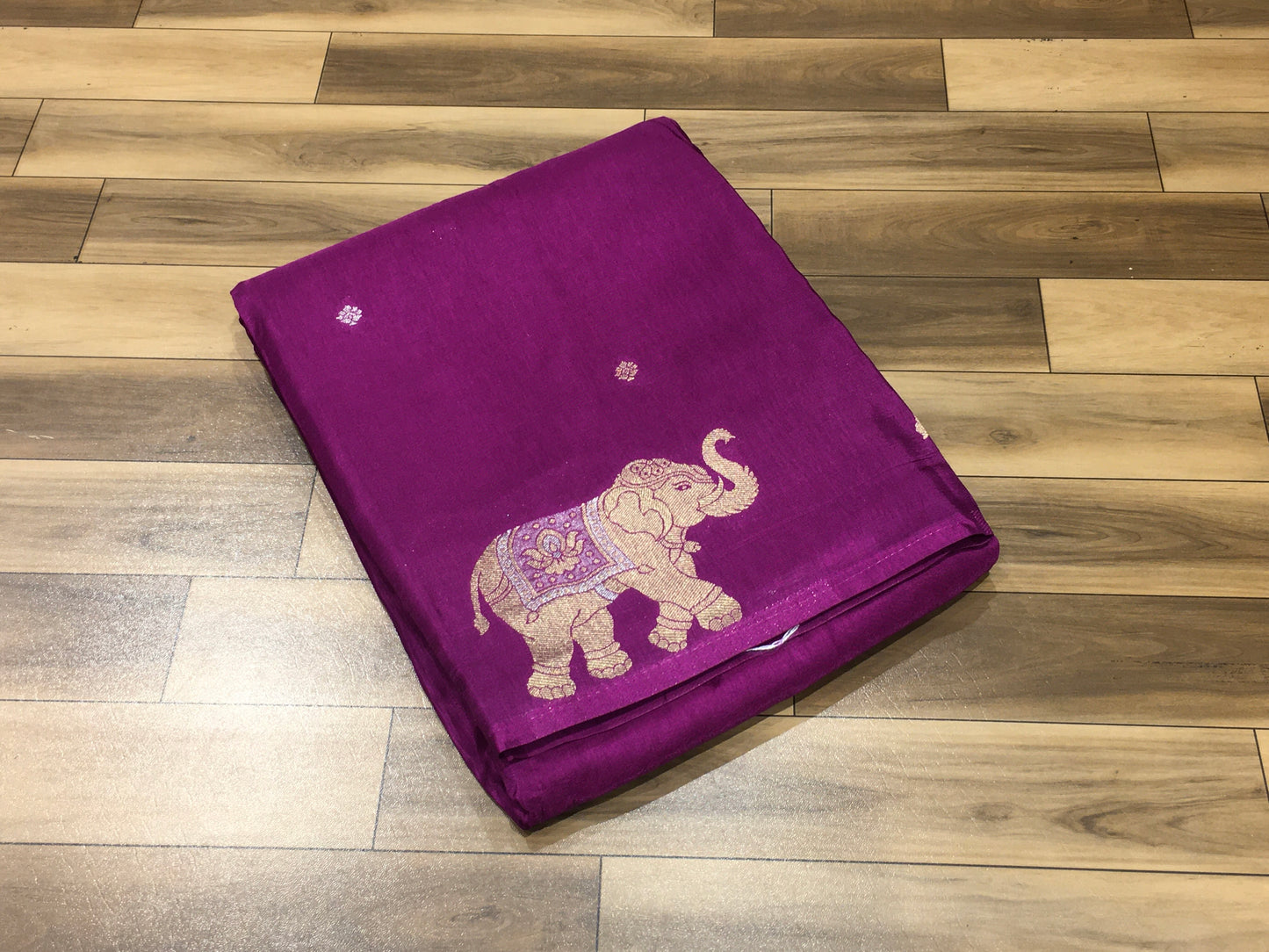 Crape silk saree