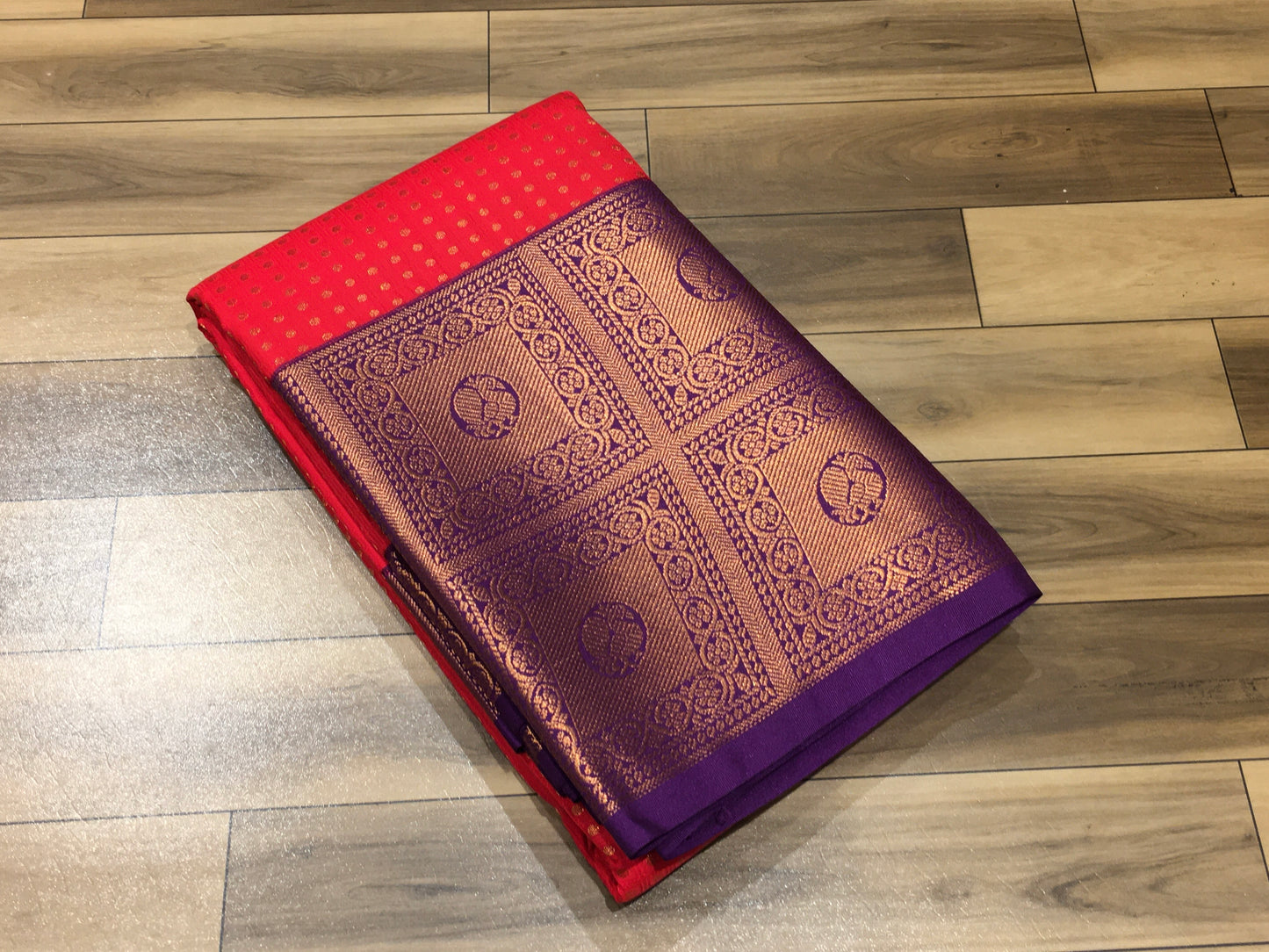 Semi Kanchipuram silk