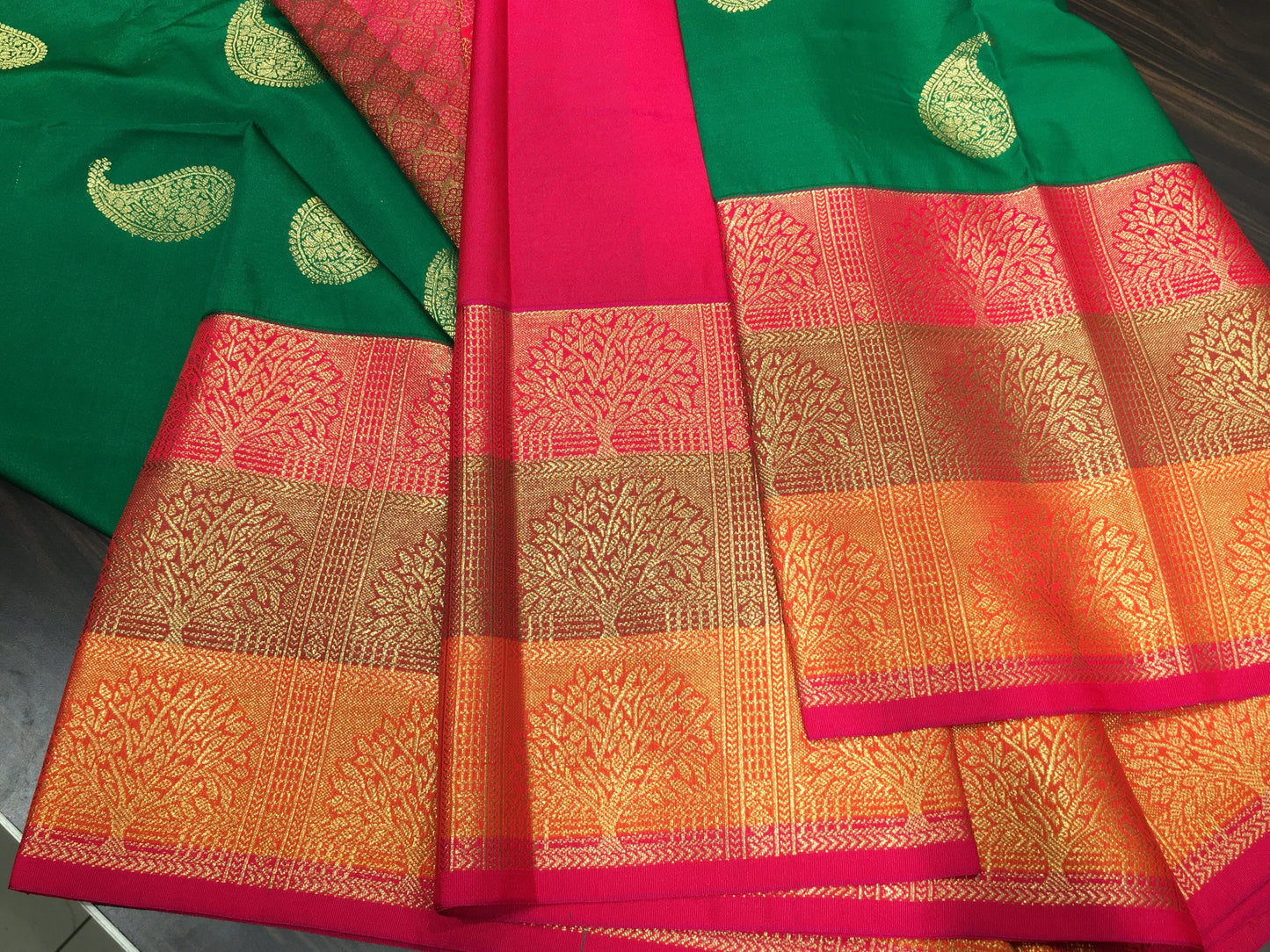 Semi Kanchipuram silk