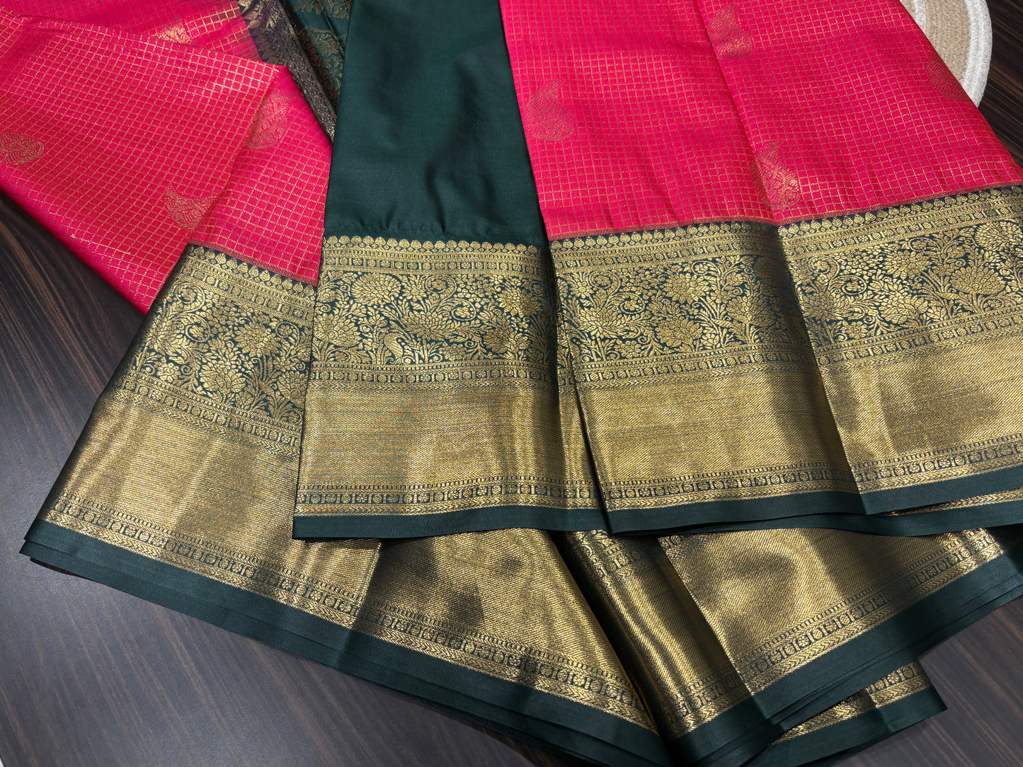 Semi Kanchipuram silk