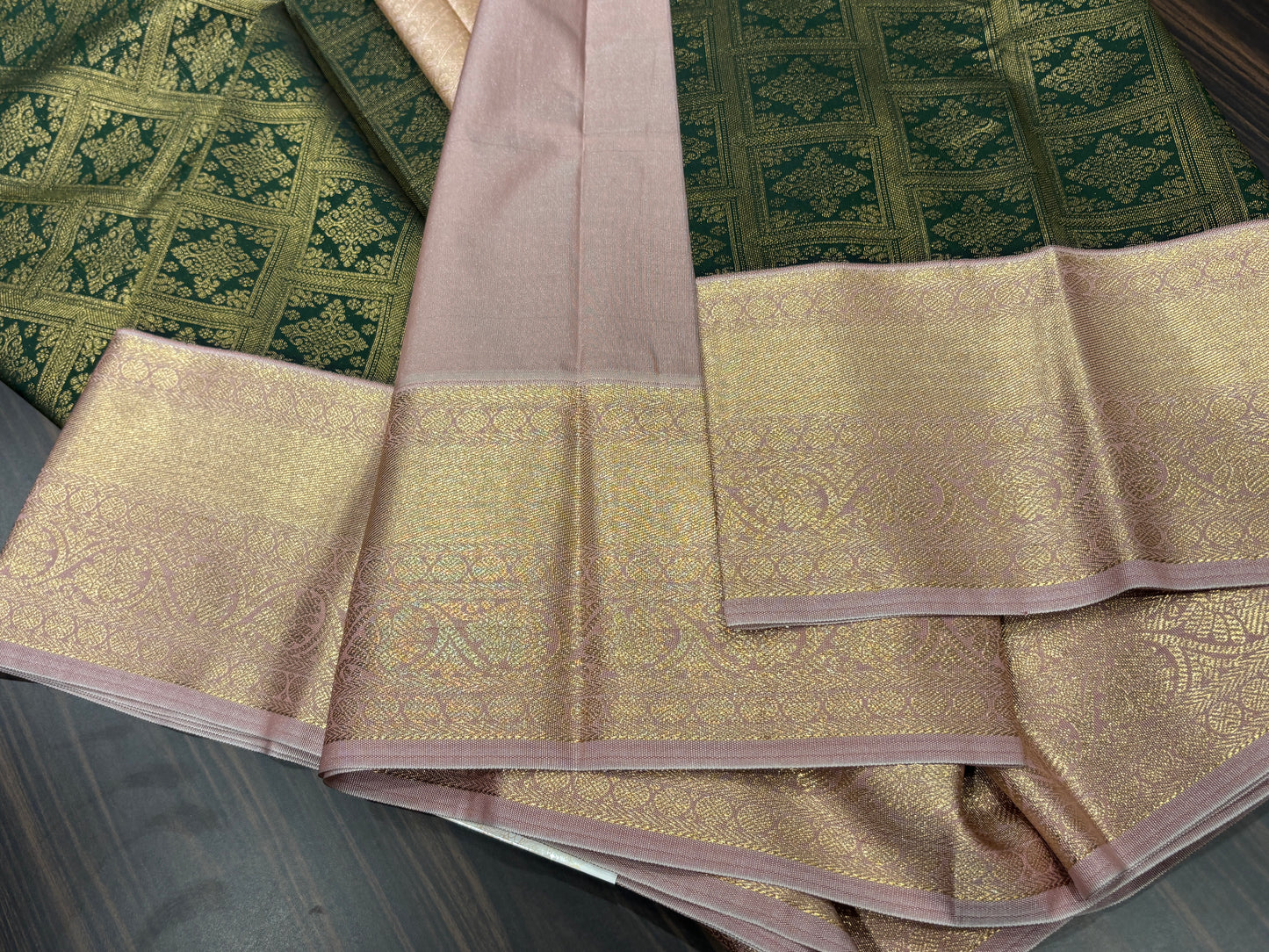 Semi Kanchipuram silk