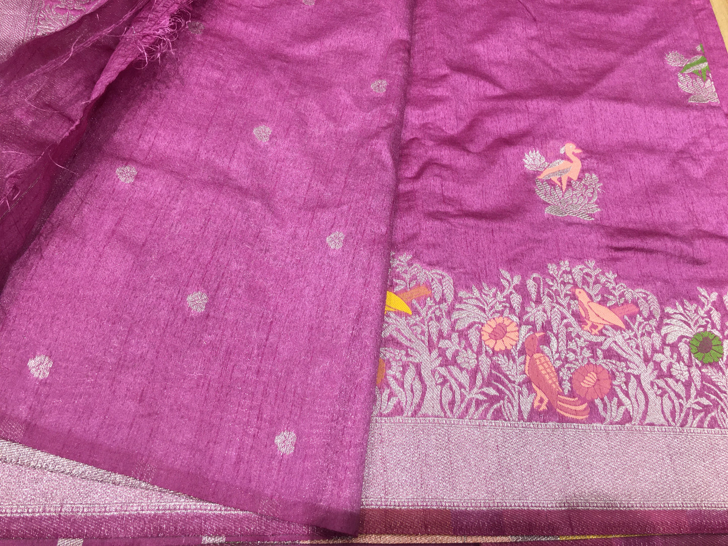 Soft Tussar Saree