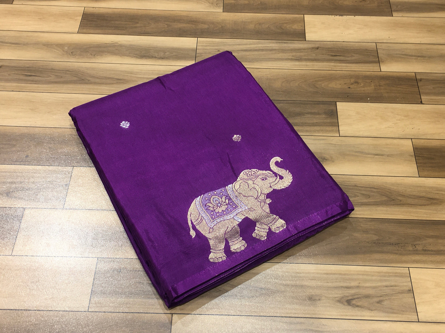 Crape silk saree