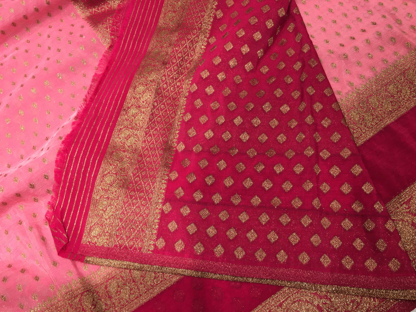 Chiffon georgette saree